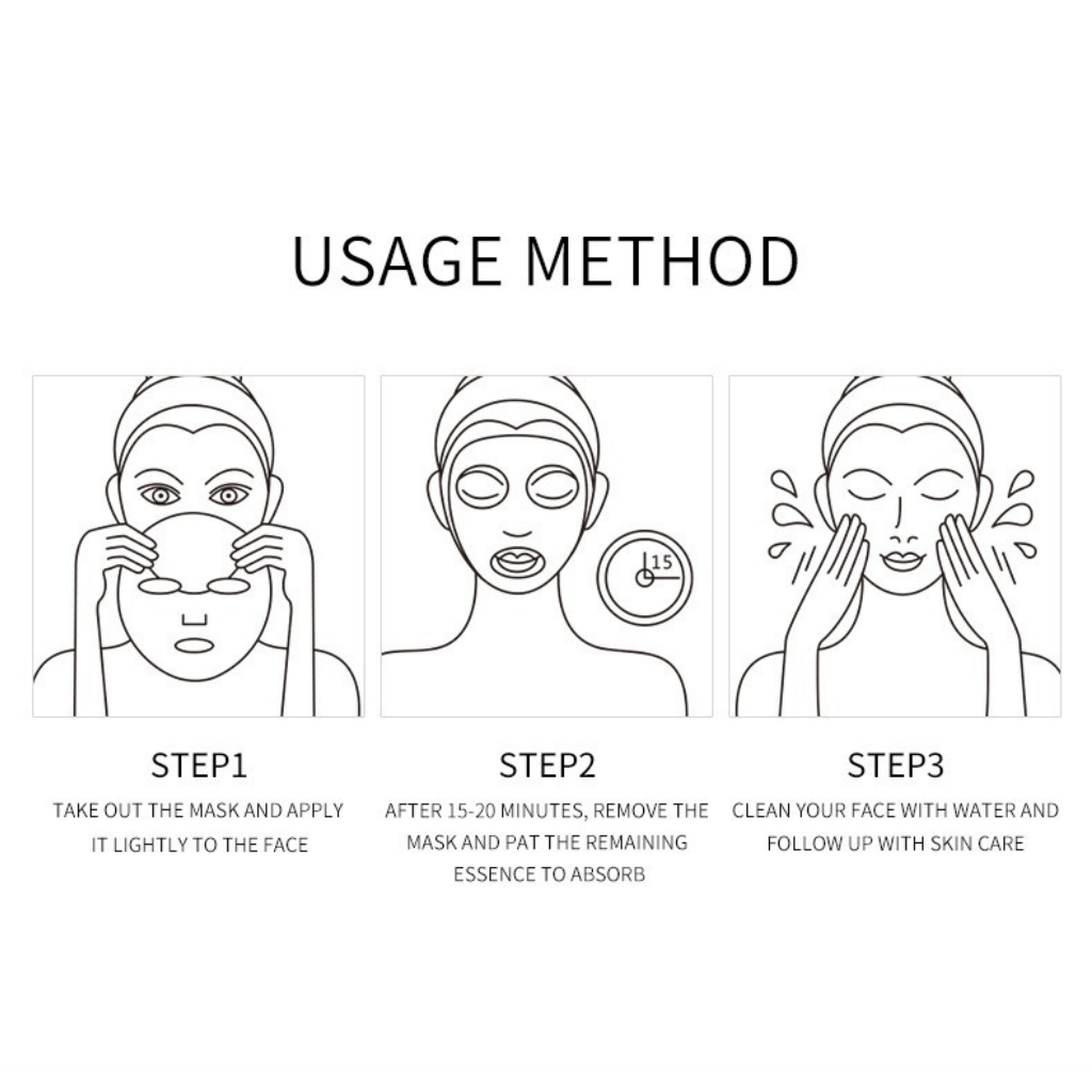 Facial Mask Sheet Mask Supreme 24K Gold Foil Mask Masker Wajah