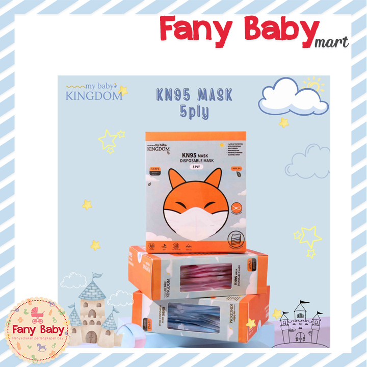 MY BABY KINGDOM MASKER ANAK KN95 5PLY FOX