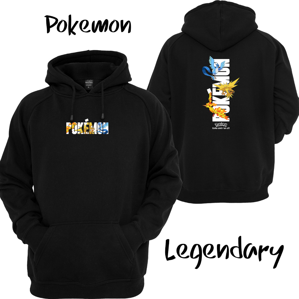 Sweater Hoodie Legendary Birds Game Pokemon K0262