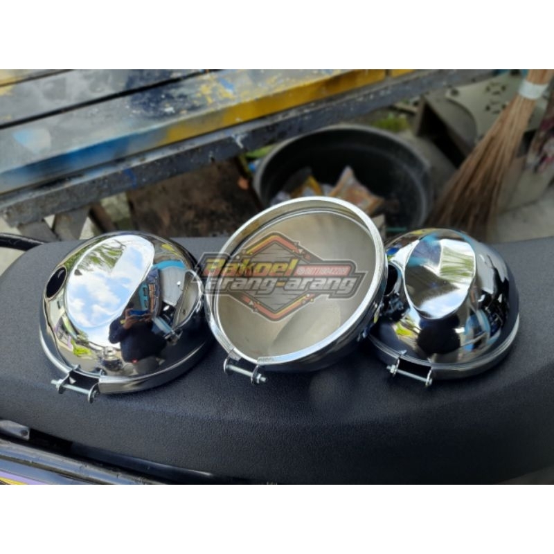 batok lampu l2g chrome batok lampu depan l2g chrome mirip original