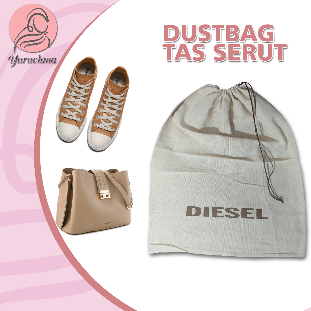 Tas serut dustbag penyimpan sepatu tas dompet