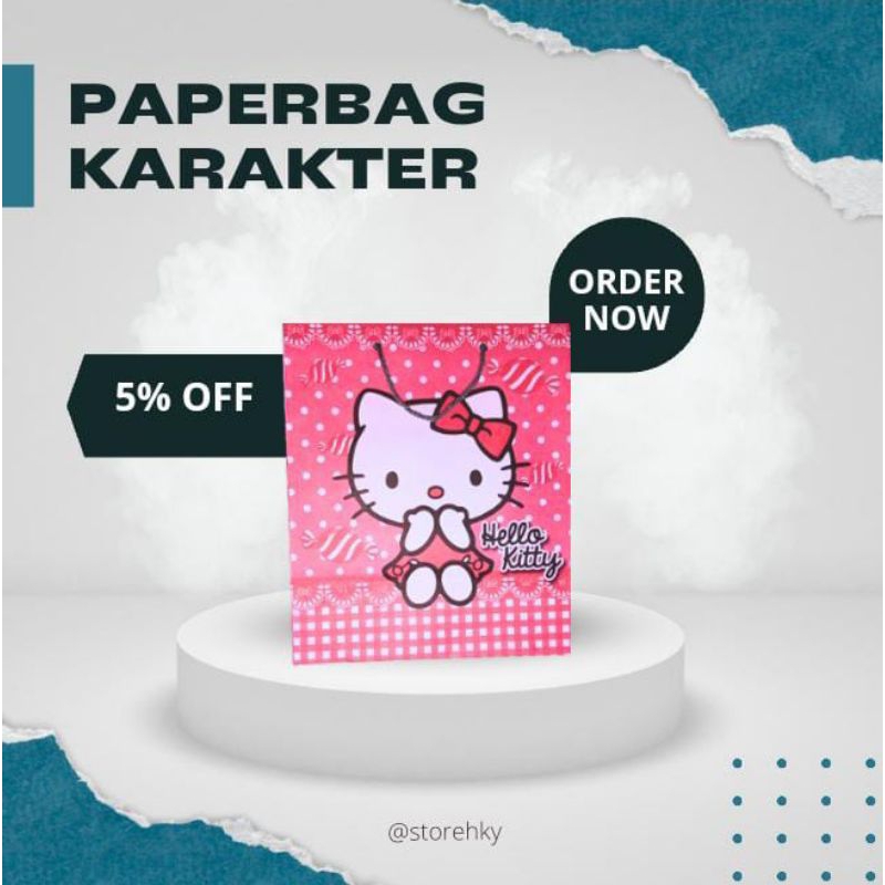 

PAPERBAG MURAH KARAKTER HELLO KITTY