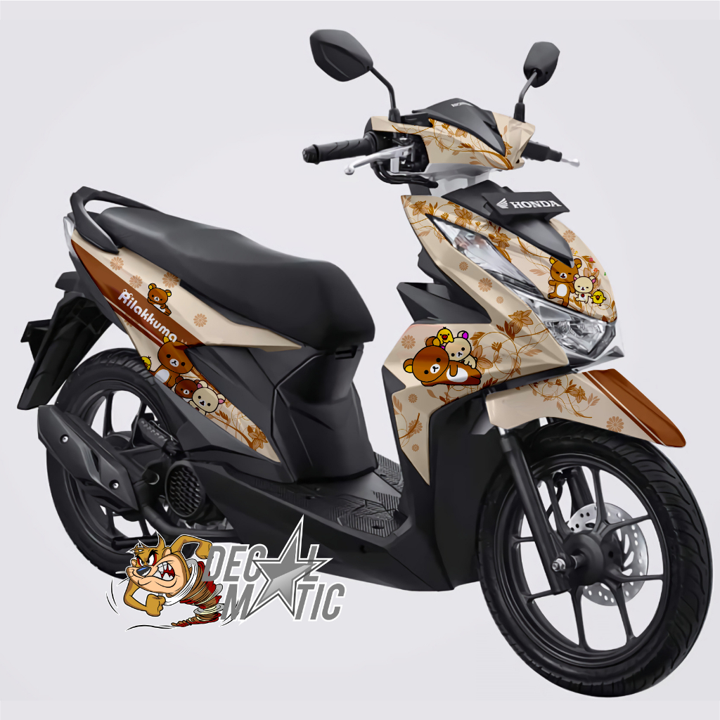 Decal Beat Deluxe Full body Stiker Full body motor New Beat 2020 2021 2022 2023 Rilakuma