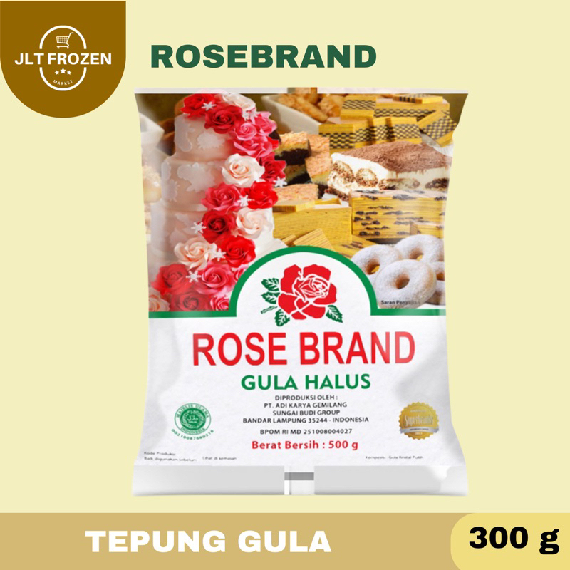 

Rose Brand Tepung Gula / Gula Halus / Gula Tepung / Icing Sugar - 500g