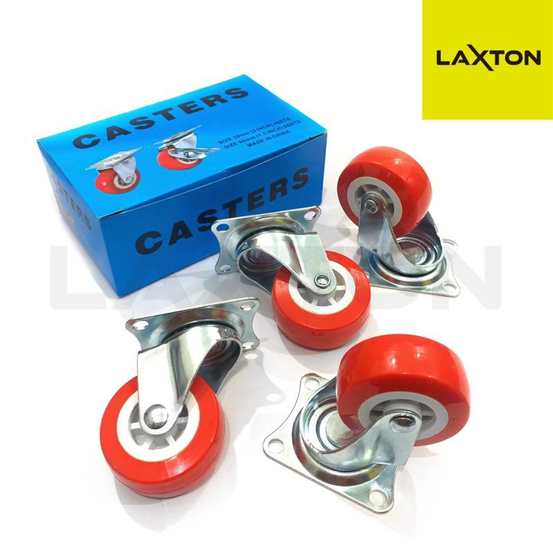 Roda Etalase Caster kaster kursi lemari troli 2 Inch Heavy Duty hidup MURAH LARIS