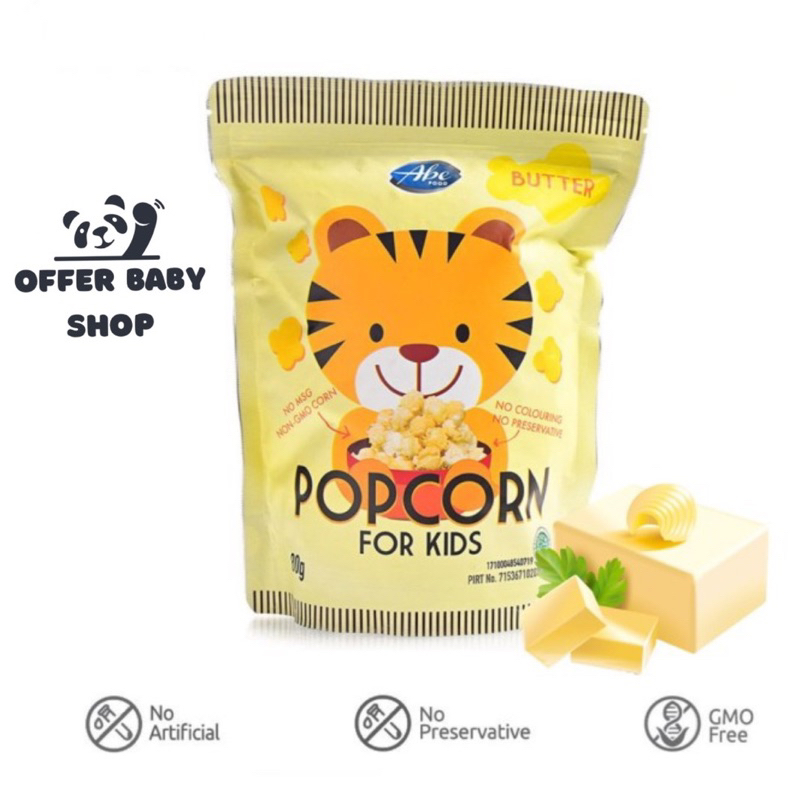 

abe food popcorn for kids - butter 80gr