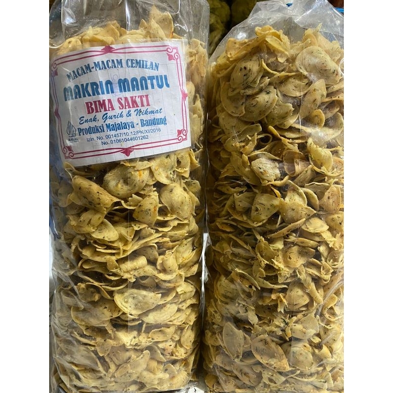 

Keripik Makrin Pedas Gurih 1 KG Thaurus Shop