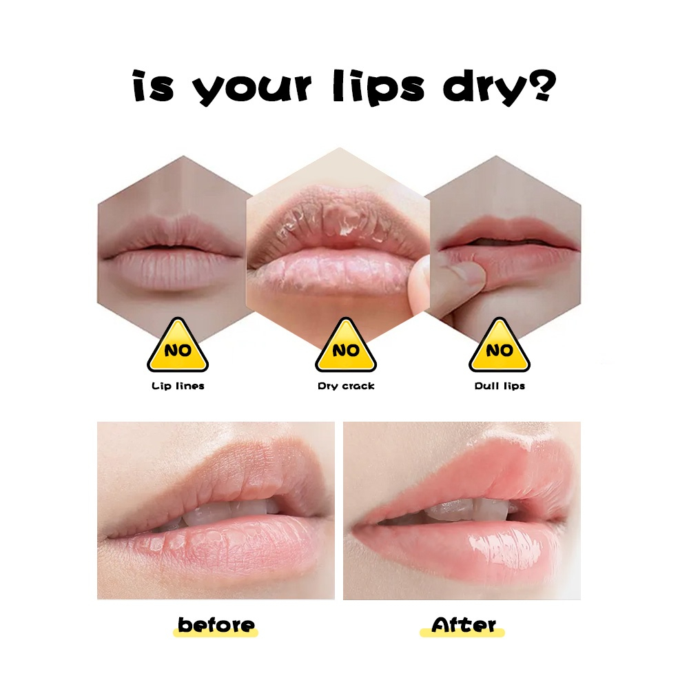 SANIYE (BPOM) Lip Serum Lip Oil Moisturizer Lipgloss Bening Transparan Pelembab Bibir L1174