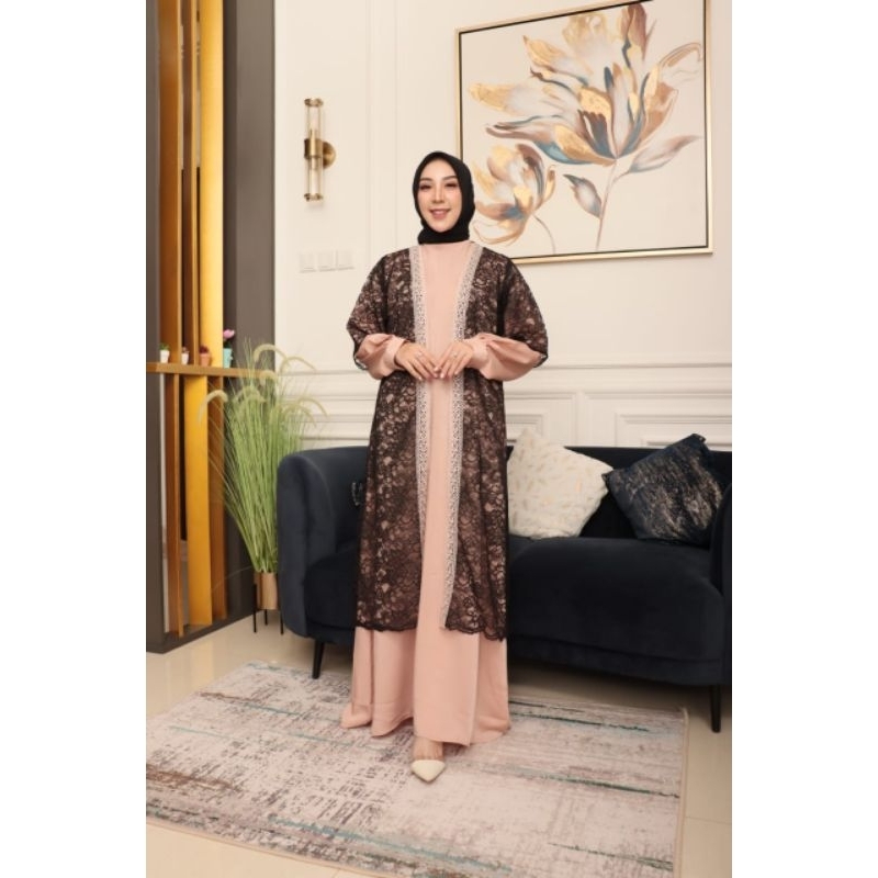 Gamis Aura Bordir Original Butik