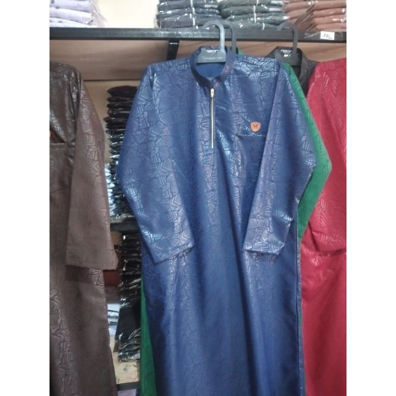 JUBAH/GAMIS EMBOS PRIA DEWASA SIZE M L XL XXL