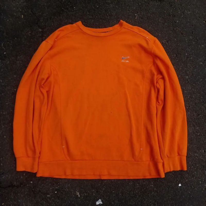 Crewneck Nike orange y2k tag