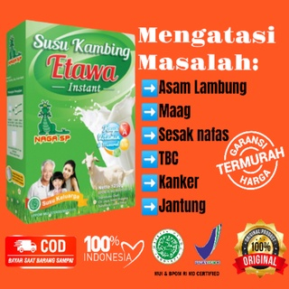 

[BELI 5 BONUS SARI REMPAH 1] Susu Kambing Etawa Bubuk NAGA SP 250g Rasa Original Untuk Mengatasi Masalah Asam Lambung Maag Sesak Nafas TBC Kanker Jantung