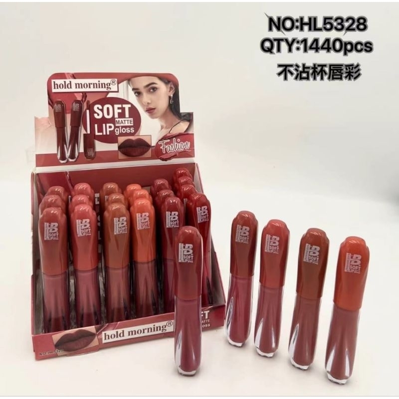 [ SATUAN ] HOLD MORNING SOFT MATTE LIPCREAM 5328