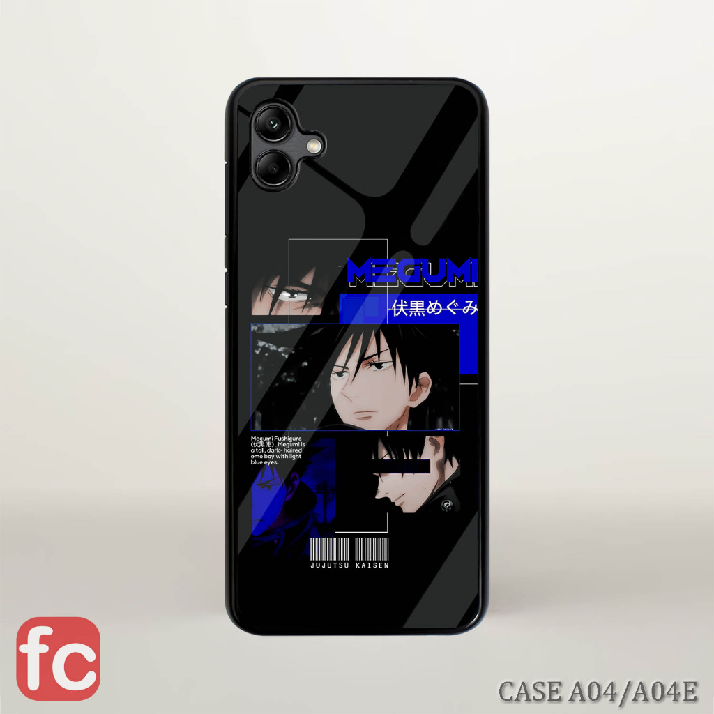 Case Samsung A04 A04E With Protector Camera | FR60 Anime Jujutsu Kaisen | Case Glossy Hd A04 a04e | 