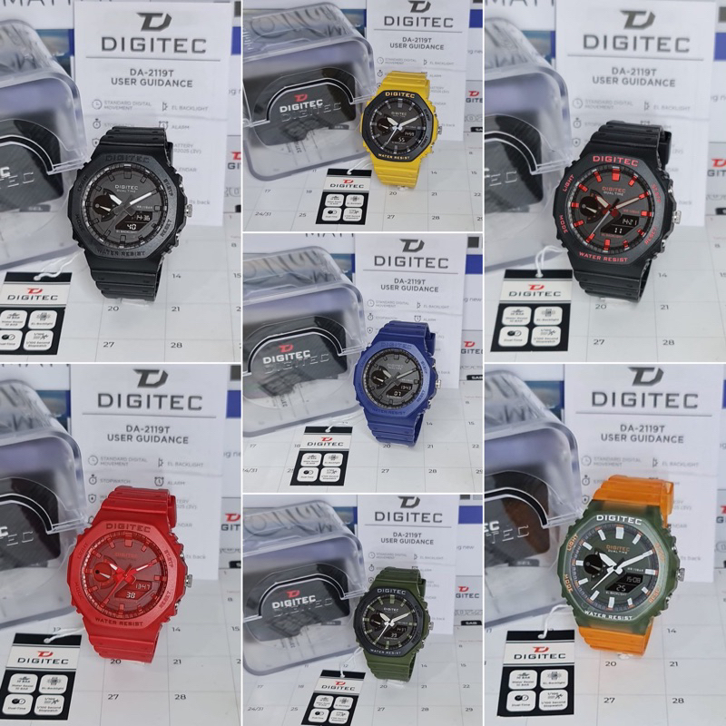Jam tangan DIGITEC DA 2119 / DA 2119T Original
