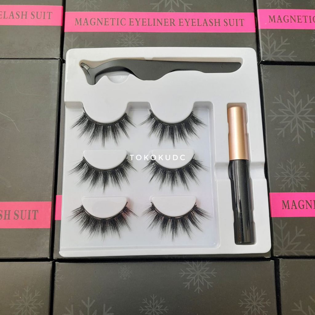 MAGNETIC EYELASH EYELINER + EYELASH SUIT BEAUTY BELONGS TO YOU BULUMATA MAGNET