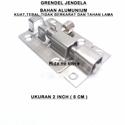 Grendel jendela Slot Pengunci Jendela Ukuran 2 inch