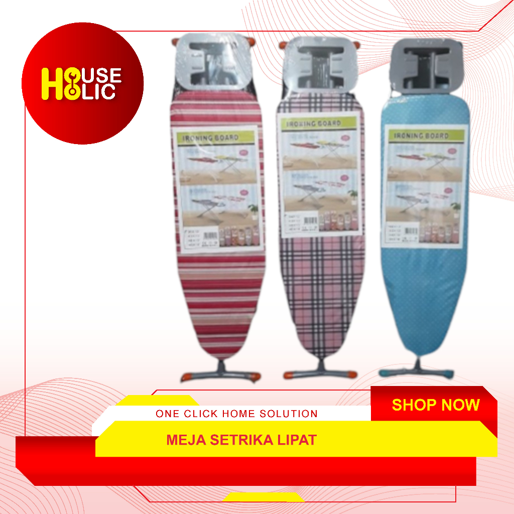 Meja Setrika Lipat Papan Kain Sarung Alas Strika Setrika Ironing Board