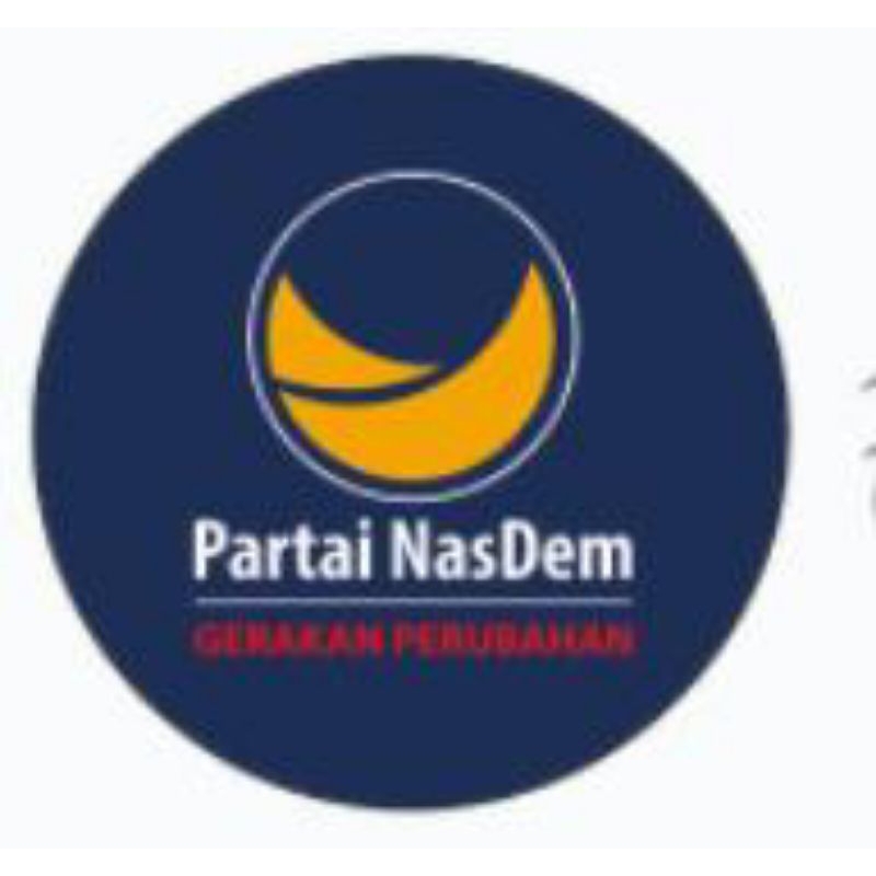 

Stiker Nasdem. Anti robek dan Anti air. Ukuran bulat 5 cm