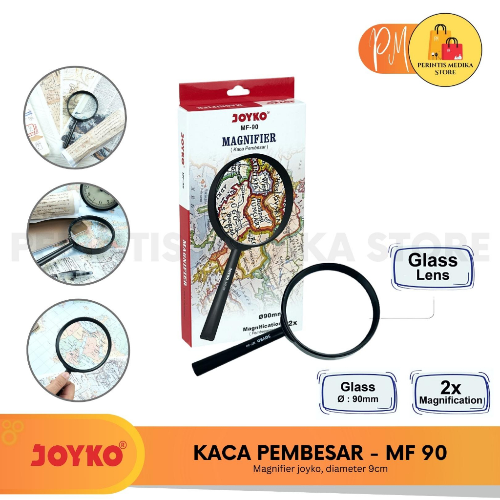 

Joyko Kaca Pembesar MF 90 l Magnifier Diameter 9cm l Magnifying l Lup