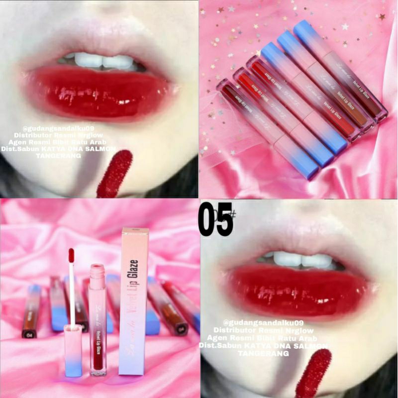 LIPSTIK WATERPROOF - LIPGLOS - LIPSTIK TAHAN LAMA DAN RINGAN - LML 1044-Lipglaze 05