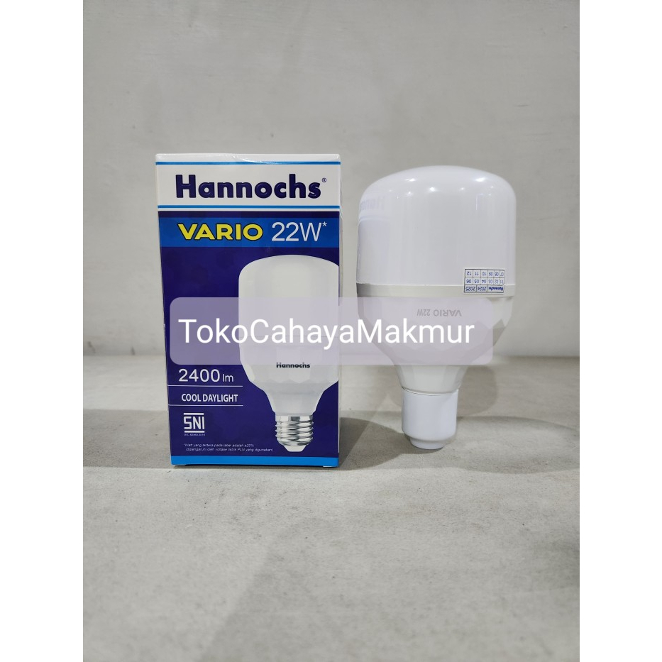 Lampu LED Bohlam Vario 24w 24watt Hannochs CoolDayLight