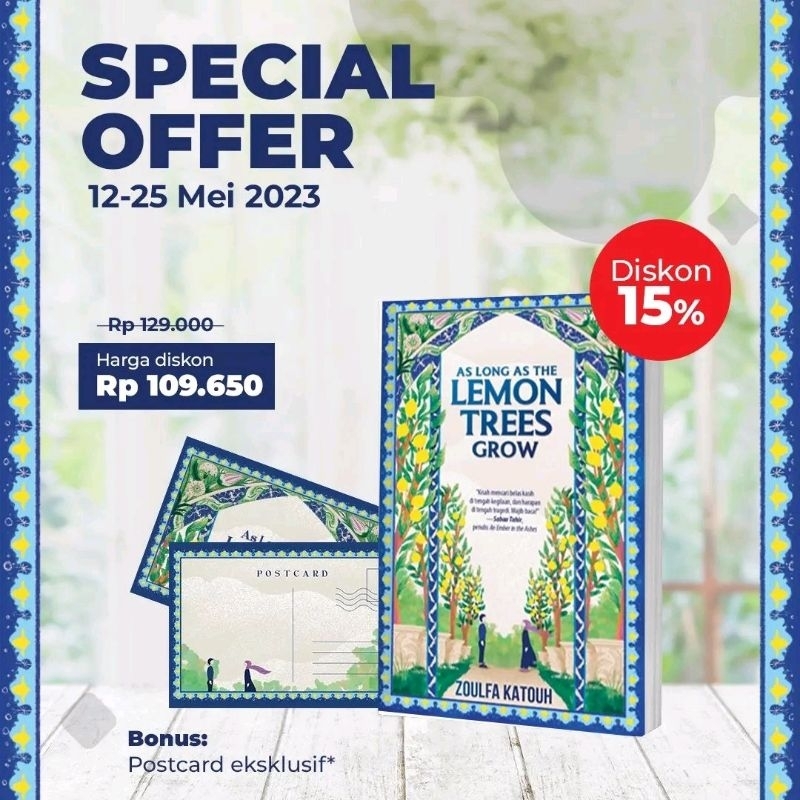

Pre order as long as the lemon trees grow zoulfa katouh