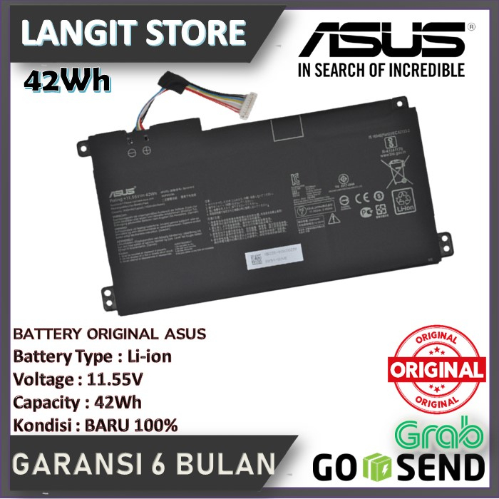 Baterai Battery B31N1912 Asus E410 E410M E410MA L410MA E410KA E510KA