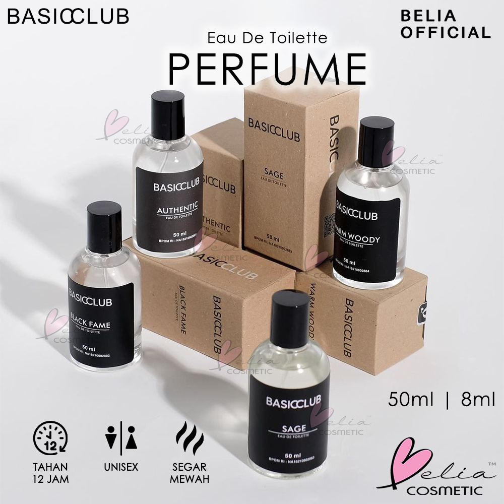 ❤ BELIA ❤ BASICCLUB Eau De Toilette Perfume 50ml | 8ml | Parfum EDT | Wangi Badan By Geamoore