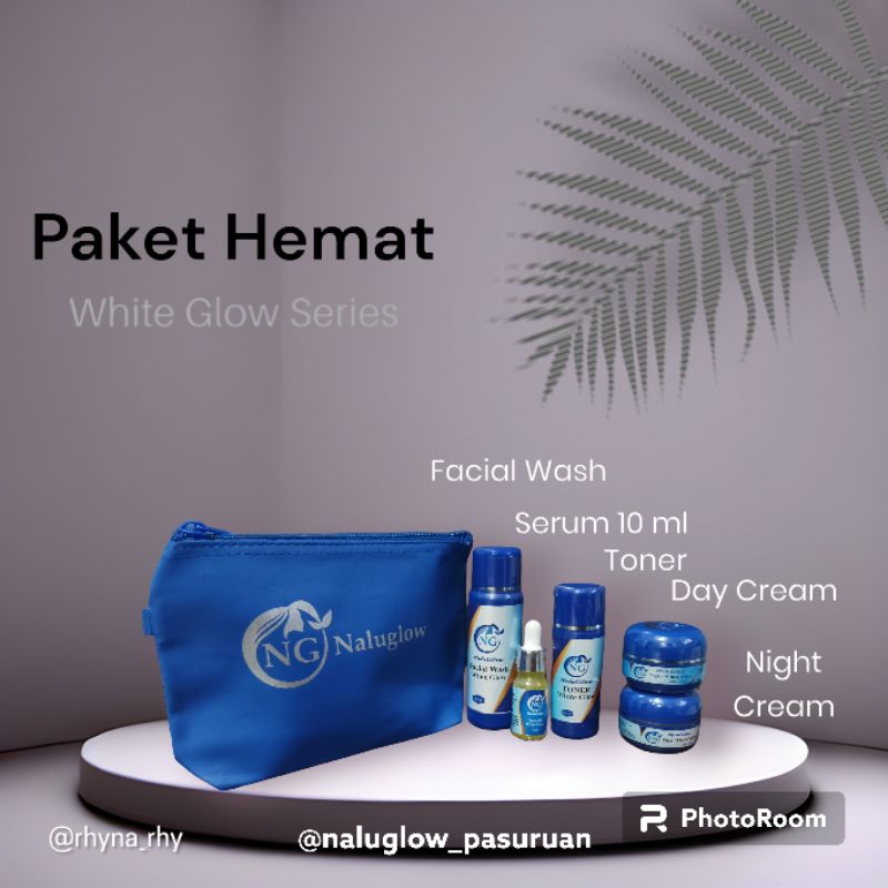 Nalu Glow Paket Hemat | NALUGLOW SKINCARE | SERUM WHITENING