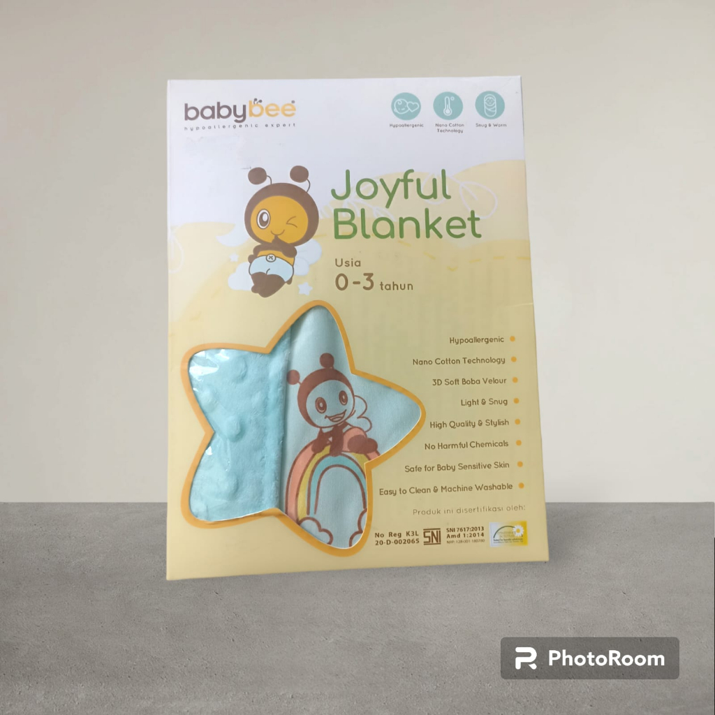 BABYBEE JOYFUL BLANKET SELIMUT BAYI 0-3Y