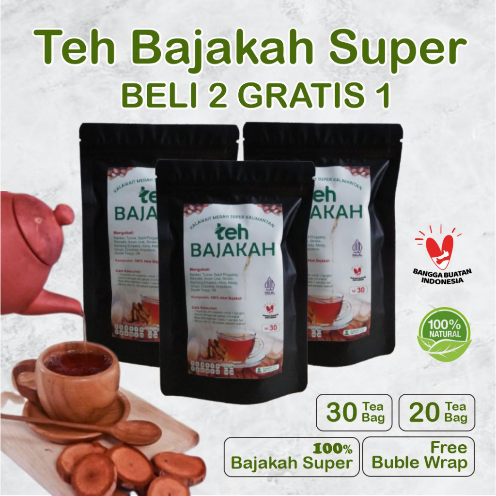 

Teh Bajakah Super (Beli 2 Gratis 1)