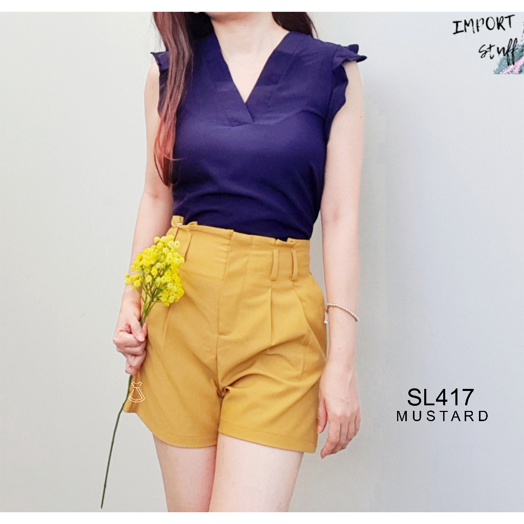 SEOLA - SL417 - Celana Pendek Cotton Casual