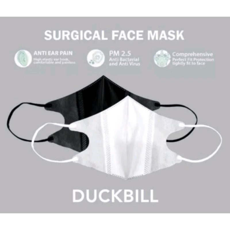 GROSIR MASKER DUCKBILL GARIS 3PLY SURGICAL ISI 50PCS/BOX [PERFECTHOME]