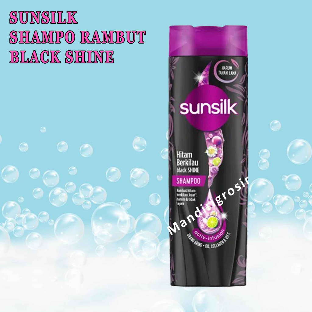 Shampo Rambut* Sunsilk* Shampo Sunsilk* Black Shine* 160ml