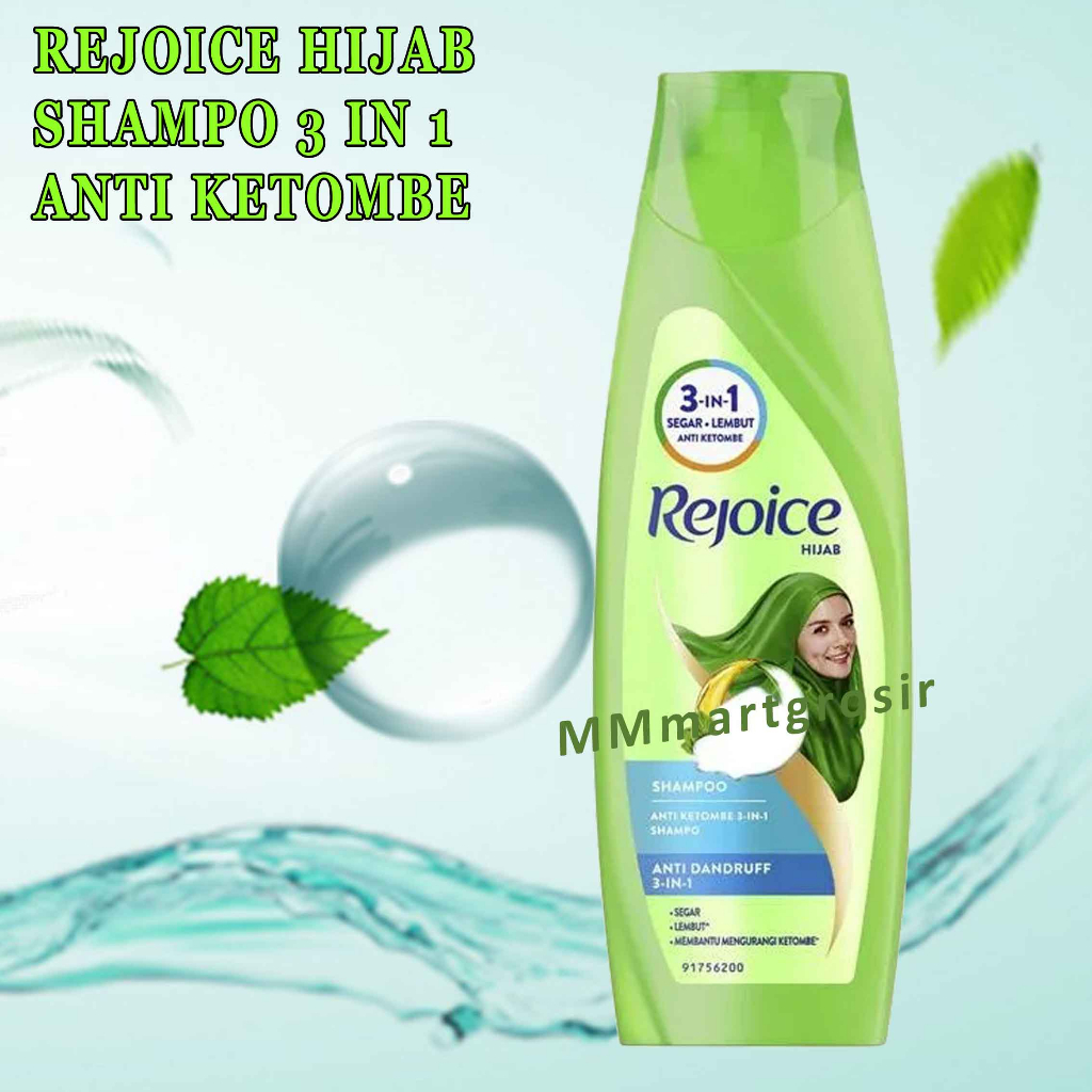 Rejoice Hijab / Shampo Rambut 3IN1 / Shampo Anti ketombe / 170ml