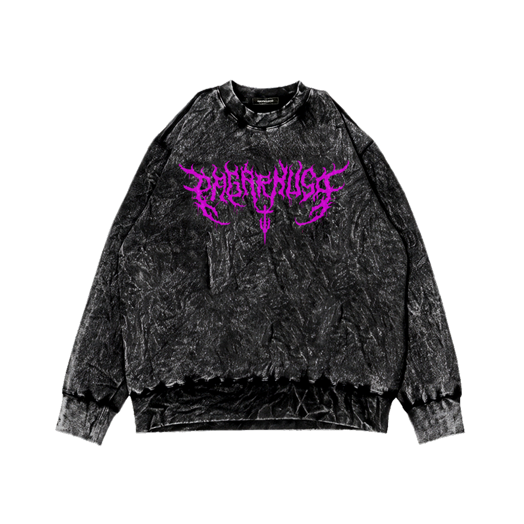 (NEW) SWEATER CREWNECK WASHING METAL MOTIF BLACK SABBATH TERBARU/SWEATER UNISEX PREMIUM