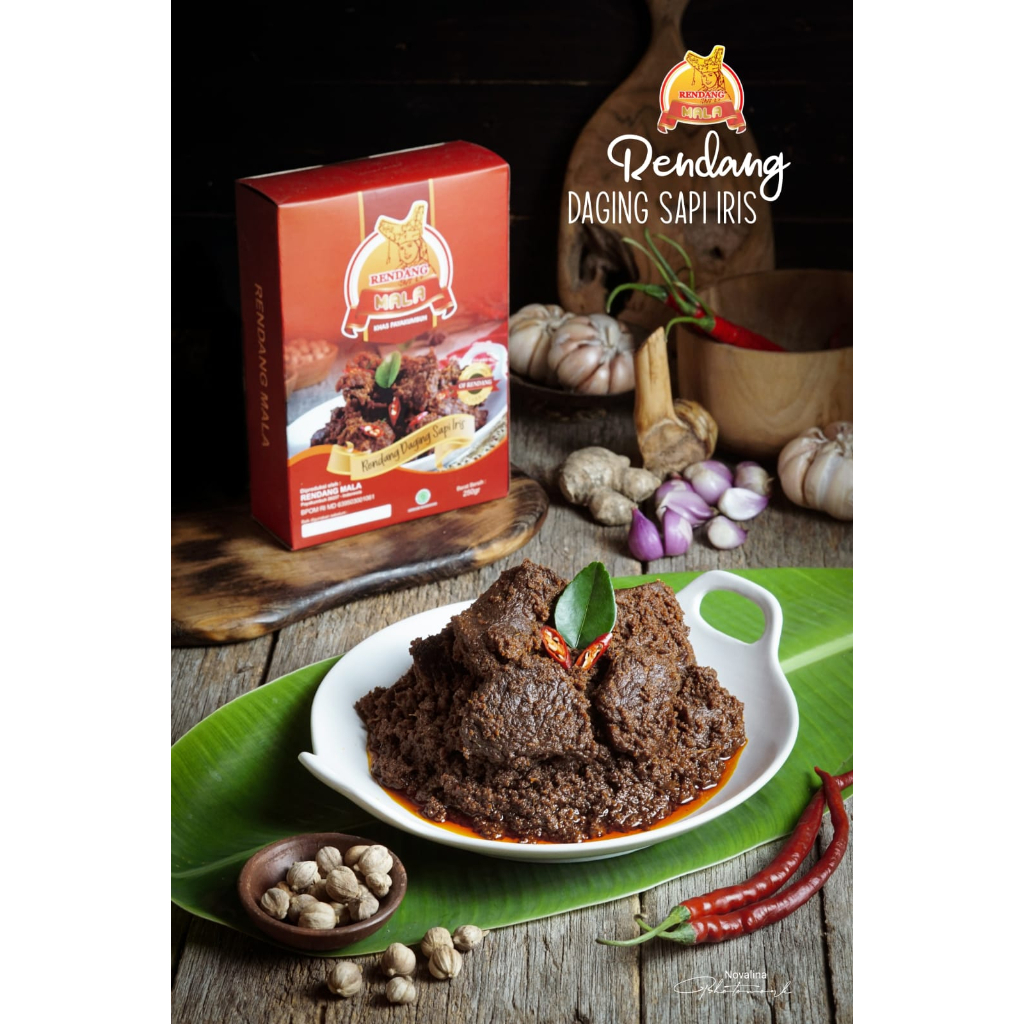 

Rendang Daging Sapi Iris 250gr - Rendang Mala
