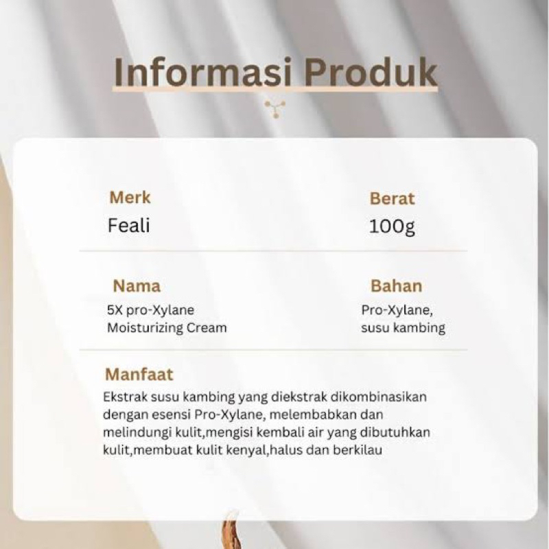 ✨Up your Look✨ FEALI Moisturizer cream goat milk anti aging pelembab wajah