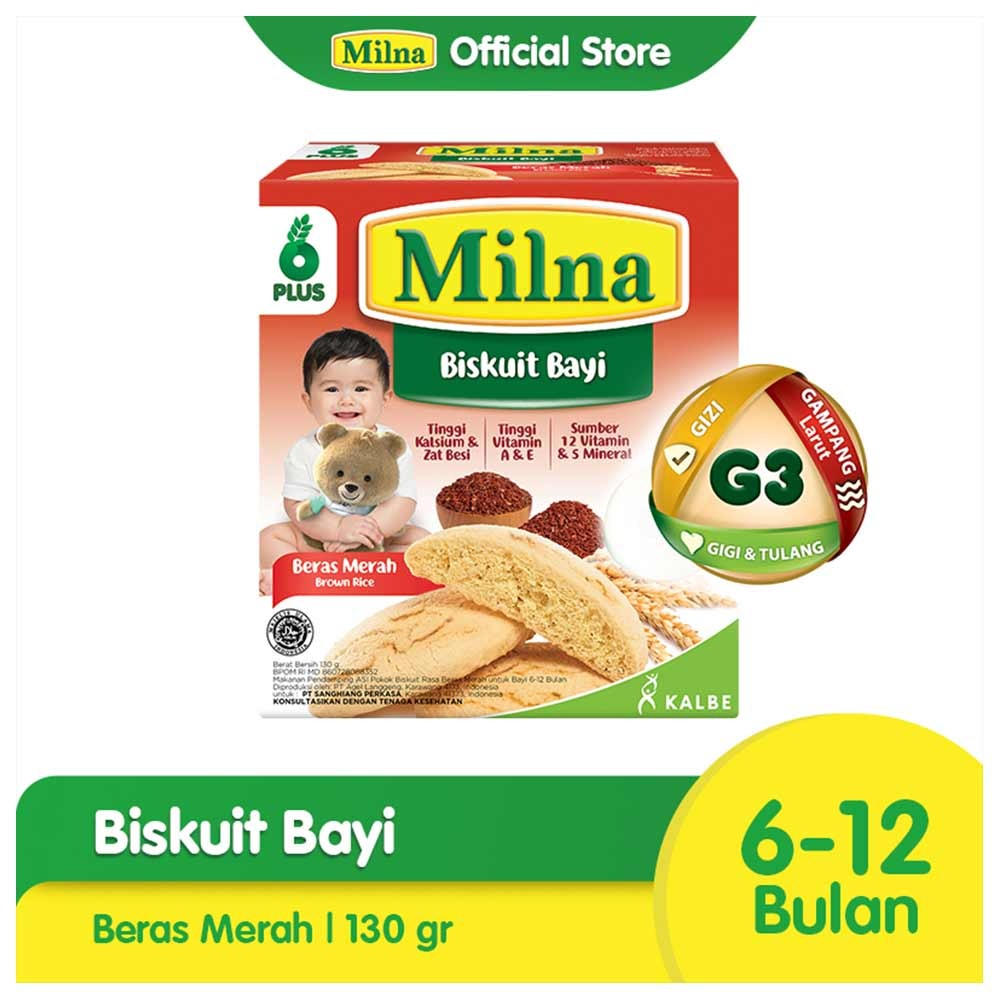 Biskuit bayi Milna 130g / 65g