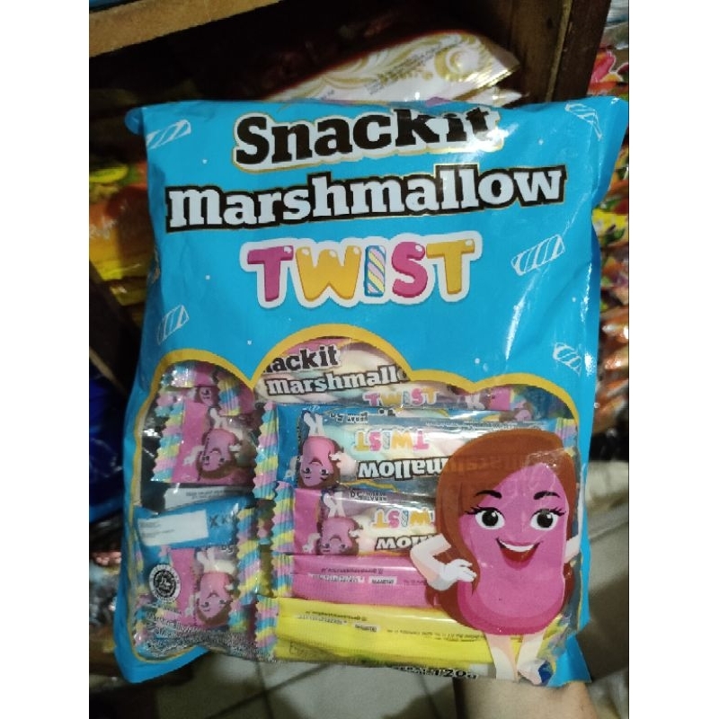 

Snackit marshmallow twist isi 15 pcs