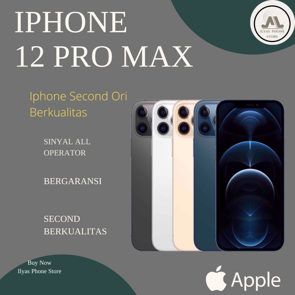 IPHONE 12 PRO MAX SECOND INTER LIKE NEW