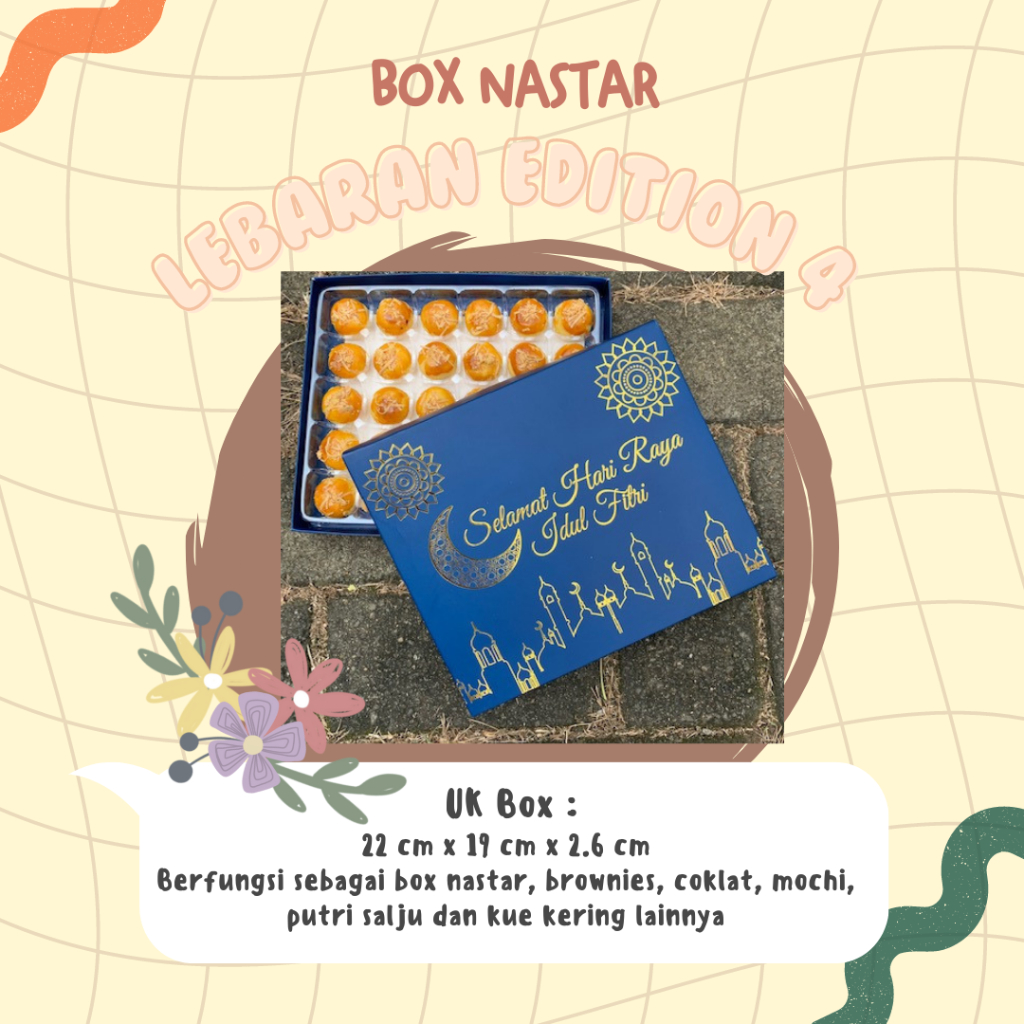 10 SET BOX PACKAGING KOTAK KUE NASTAR LAPIS LEGIT MINI KRAFT BOX DUS PACKAGING KARTON BOX TIPE 3