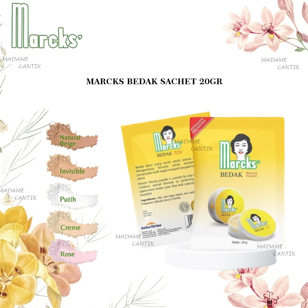 ✿ MADAME ✿SACHET BEDAK MARCKS TABUR - POWDER REFILL MARCKS ORIGINAL BPOM