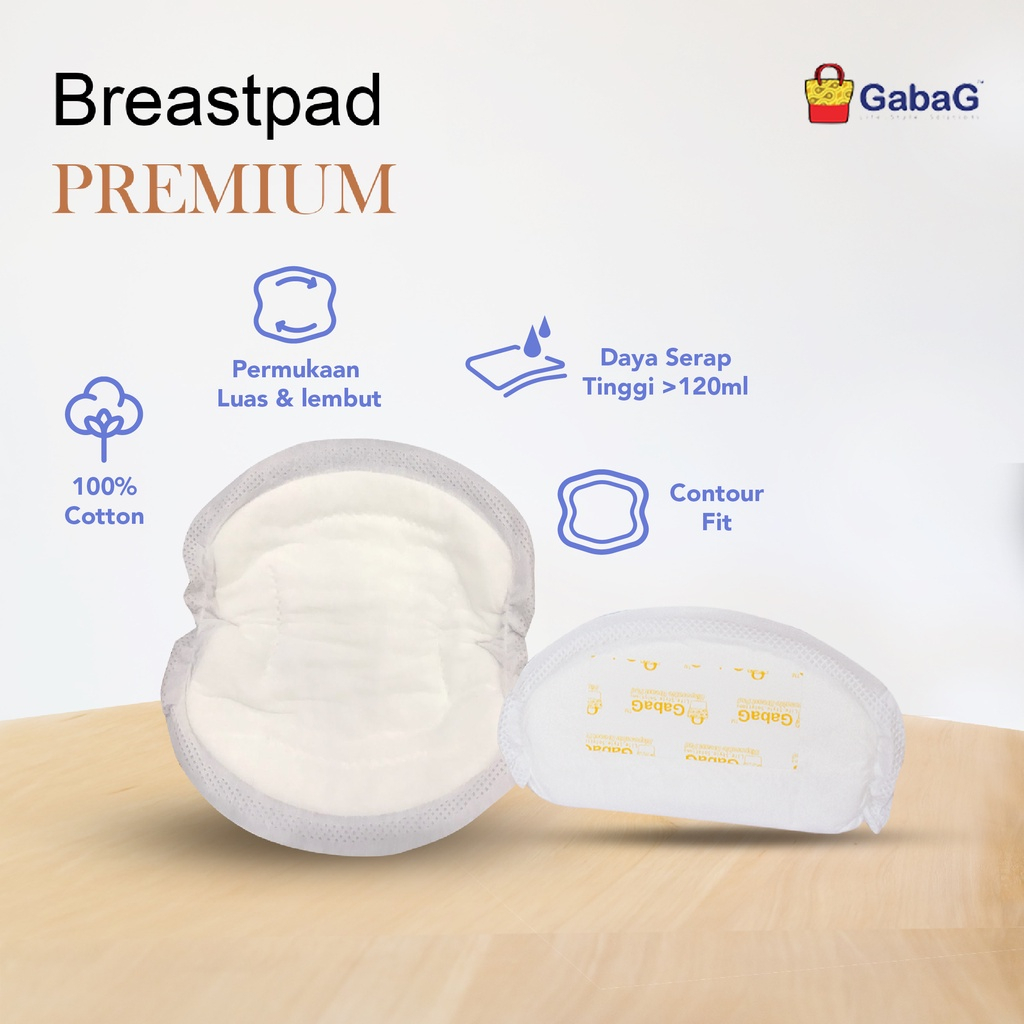 Gabag Disposable Breastpad Premium Isi 56Pcs
