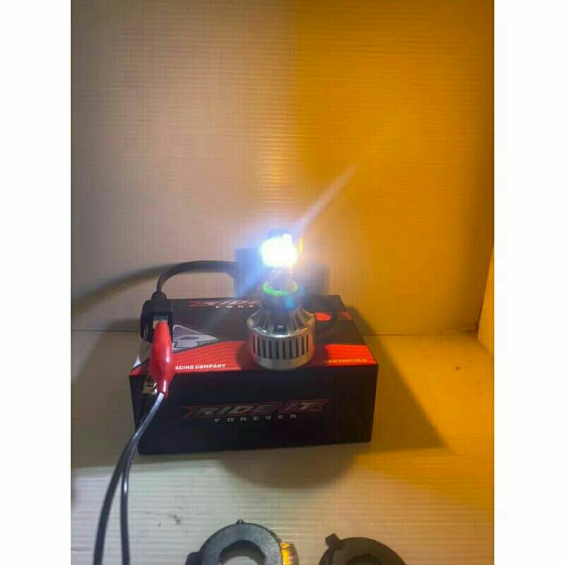 Lampu tembak ride it 4 sisi warna putih kuning
