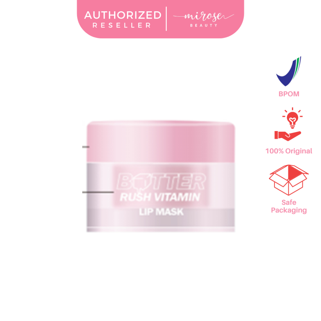 [NEW FORMULA] BNB barenbliss Butter Rush Vitamin Lip mask Moisturizing Lip Balm「Masker Bibir Cerah」