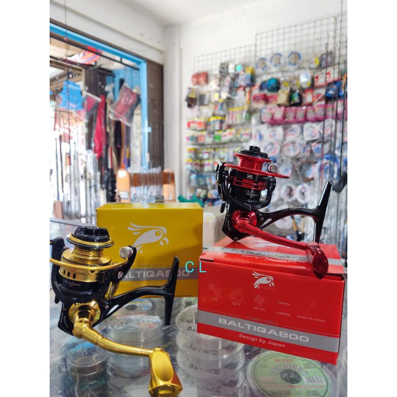 Reel Mollucan Baltiqa 800 (POWER HANDLE) mini UL