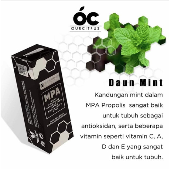MPA Nano Propolis by Ourcitrus Menjaga Stamina Tubuh Anti Virus Bakteri Jamur Aman Bumil dan Bayi