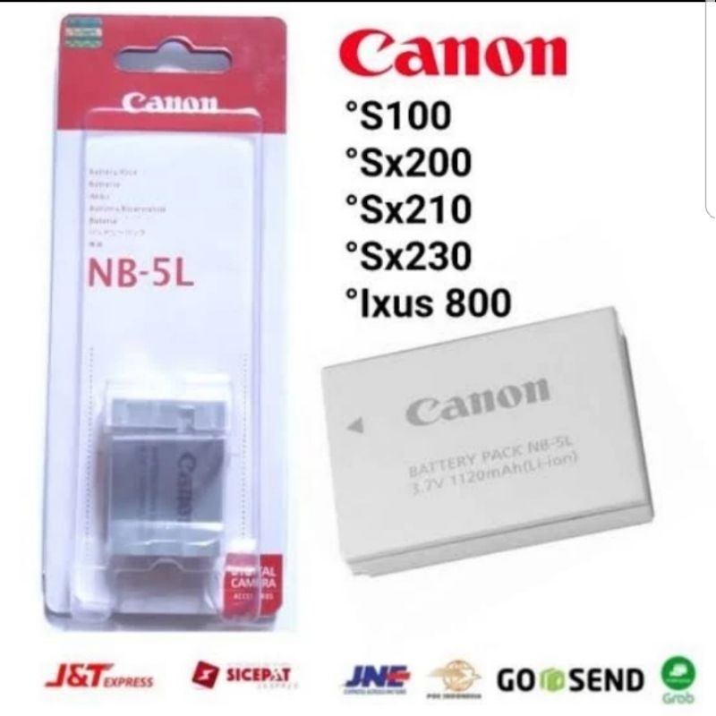 baterai canon NB 5L/ battery NB5L, ixus 850 860 90 900 970 980 sd990